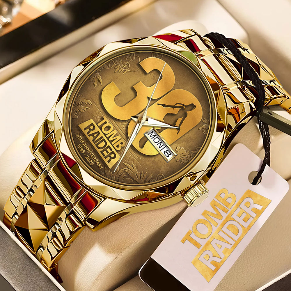 Tomb Raider 30th Anniversary Alloy Luxury Quartz Watch – GNE4894