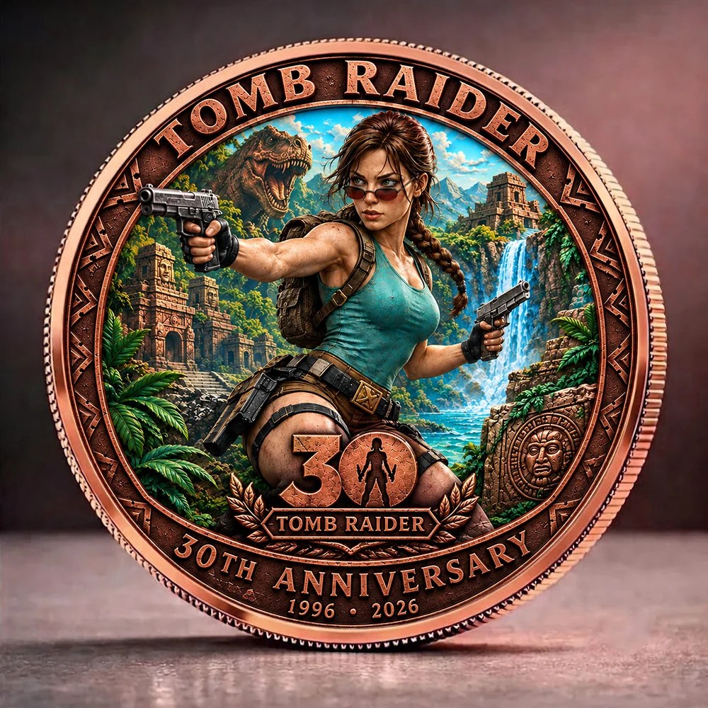 Tomb Raider 30th Anniversary Commemorative Coin – GNE8592