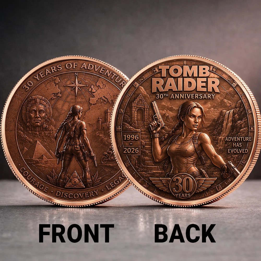 Tomb Raider 30th Anniversary Commemorative Coin – GNE8402