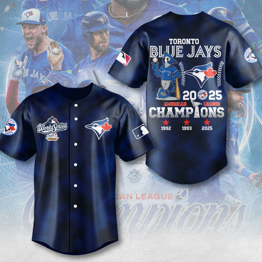 Toronto Blue Jays 2025 American League Champions Baseball Jersey – MAITM13837