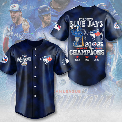 Toronto Blue Jays 2025 American League Champions Baseball Jersey – MAITM13837