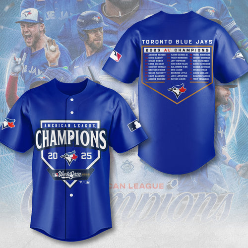 Toronto Blue Jays 2025 American League Champions Baseball Jersey – MAITM13854