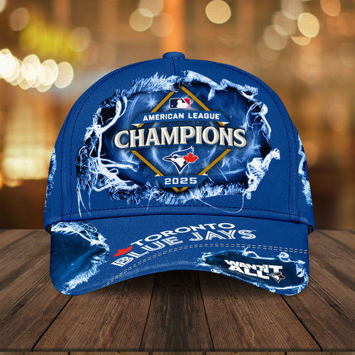 Toronto Blue Jays 2025 American League Champions Classic Cap – HOATT14546