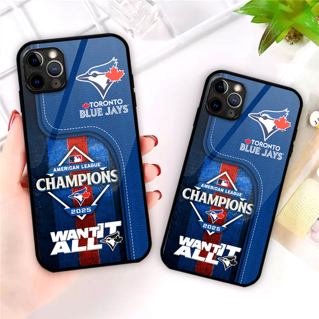Toronto Blue Jays 2025 American League Champions Phone Case – HOATT14623