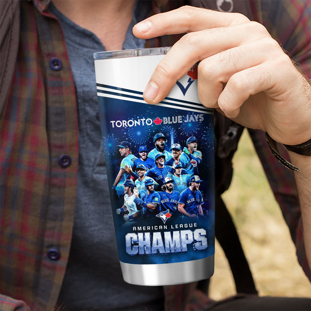 Toronto Blue Jays 2025 American League Champions Tumbler Cup – HOATT14798