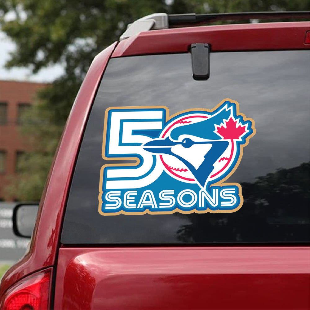 Toronto Blue Jays 50th Season 3D Car Sticker – TMTHU4761