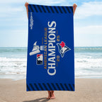 Toronto Blue Jays 2025 American League Champions Rectangle Beach Towel – TANTN17647