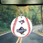 Toronto Blue Jays World Series 2025 Custom shape 2-sided Acrylic Car Ornament – TANTN17788