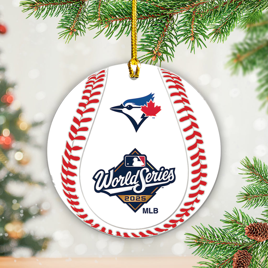 Toronto Blue Jays World Series 2025 Custom Shape 2-sided Acrylic Ornament – TANTN17787