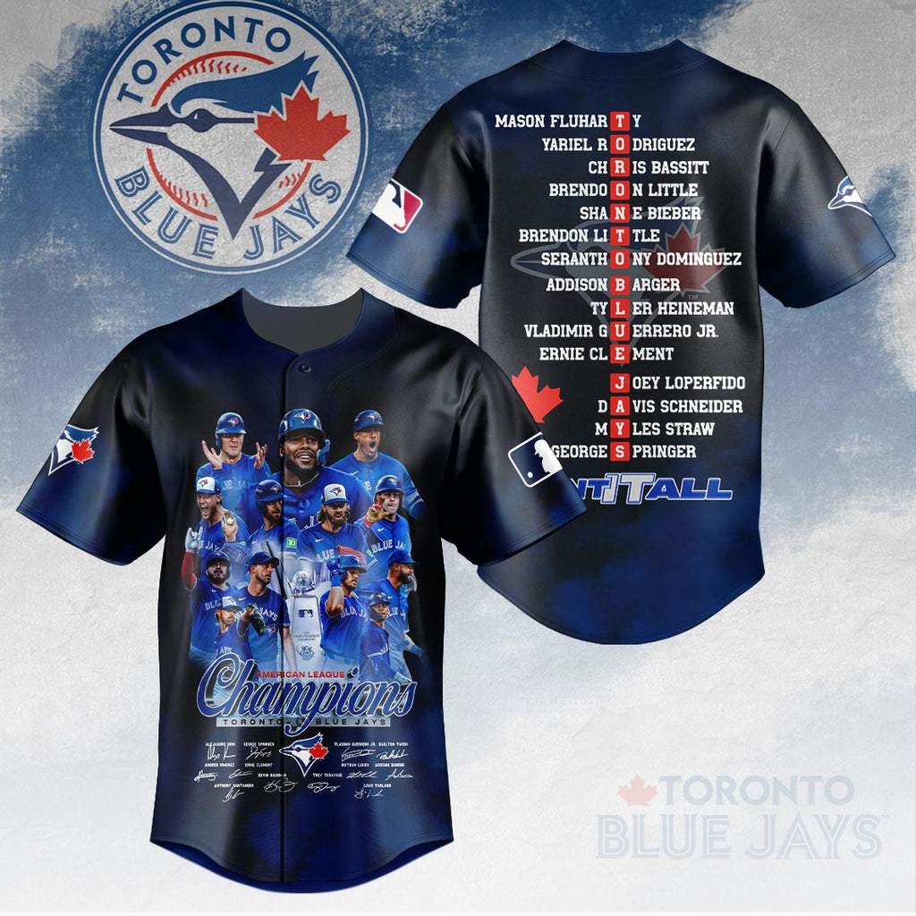 Toronto Blue Jays 2025 American League Champions Baseball Jersey – HOATT14560