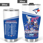 Toronto Blue Jays 2025 American League Champions Tumbler Cup – HOATT14541