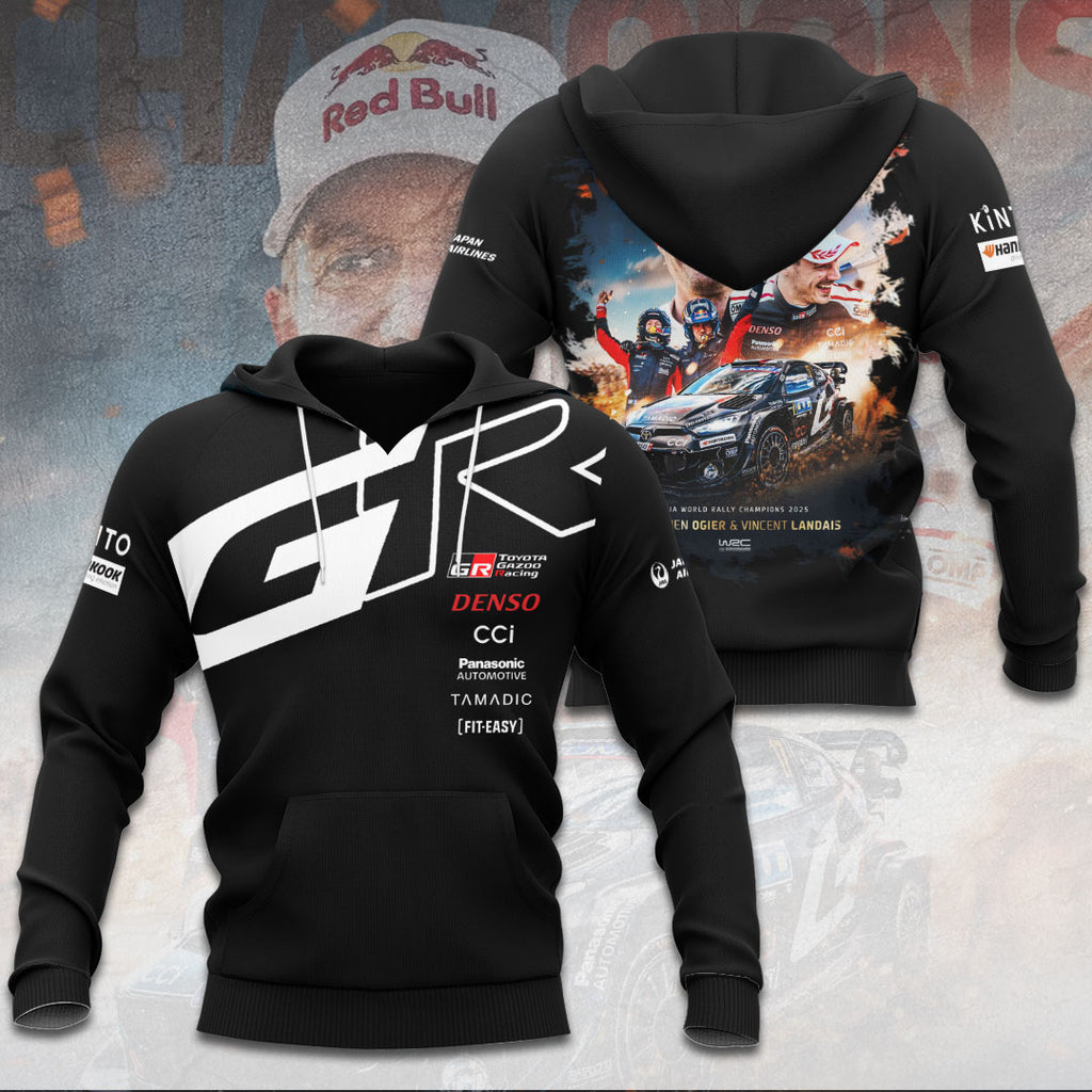 Toyota Gazoo Racing WRT 2025 World Rally Champions 3D Apparel – TANTN19001