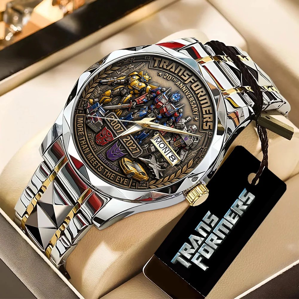 Transformers 20th Anniversary Alloy Luxury Quartz Watch – TANTN25630