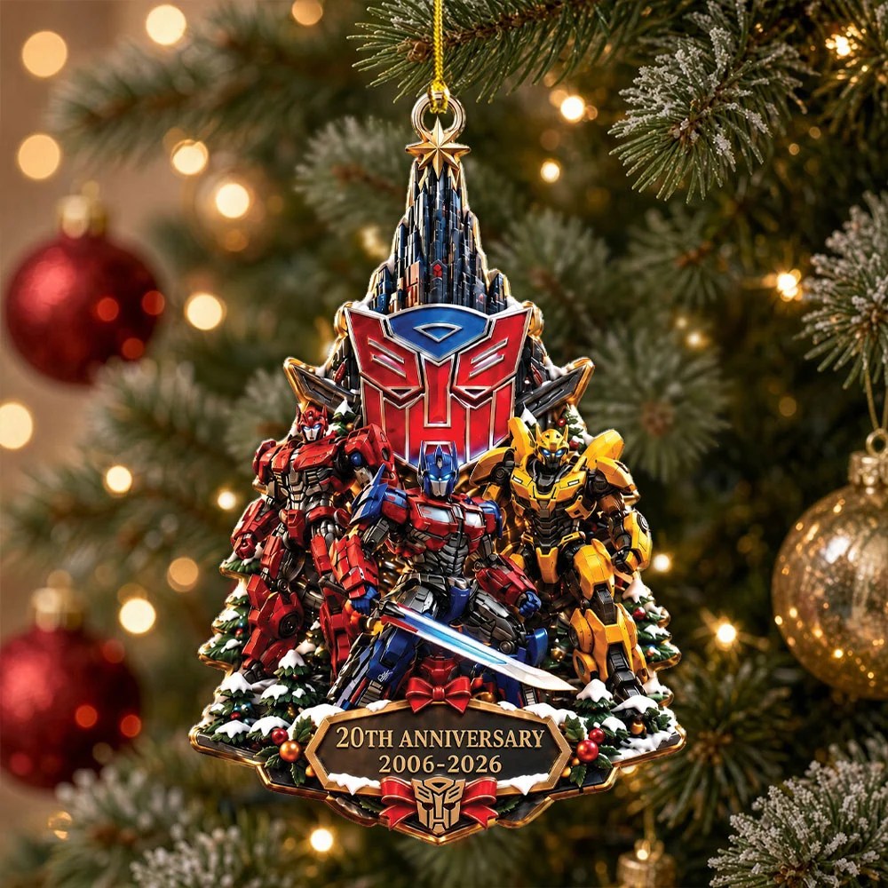 Transformers 20th Anniversary Custom Shape 2-side Printed Acrylic Ornament – MAITM15430