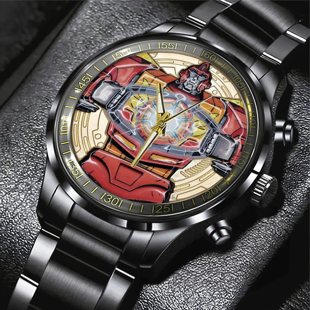 The Transformers: The Movie 40th Anniversary Black Stainless Steel Watch – TANTN25686