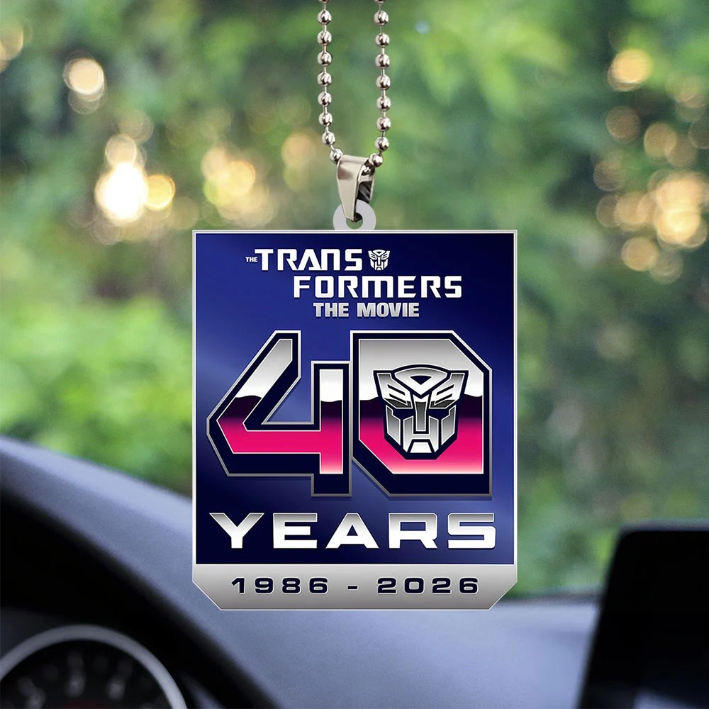The Transformers: The Movie 40th Anniversary Custom shape 2-sided Acrylic Car Ornament – TANTN25670