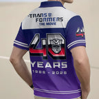 The Transformers: The Movie 40th Anniversary Zip Polo Shirt – TANTN25674