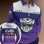 The Transformers: The Movie 40th Anniversary Zip Polo Shirt – TANTN25674