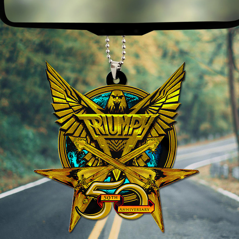 Triumph Band Custom shape 2-sided Acrylic Car Ornament – GNE4787