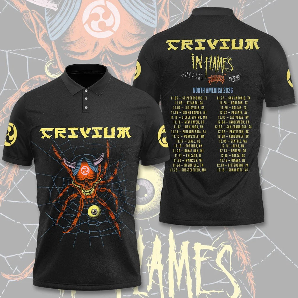 Trivium Tour 2026 3D Apparel – TANTN24959