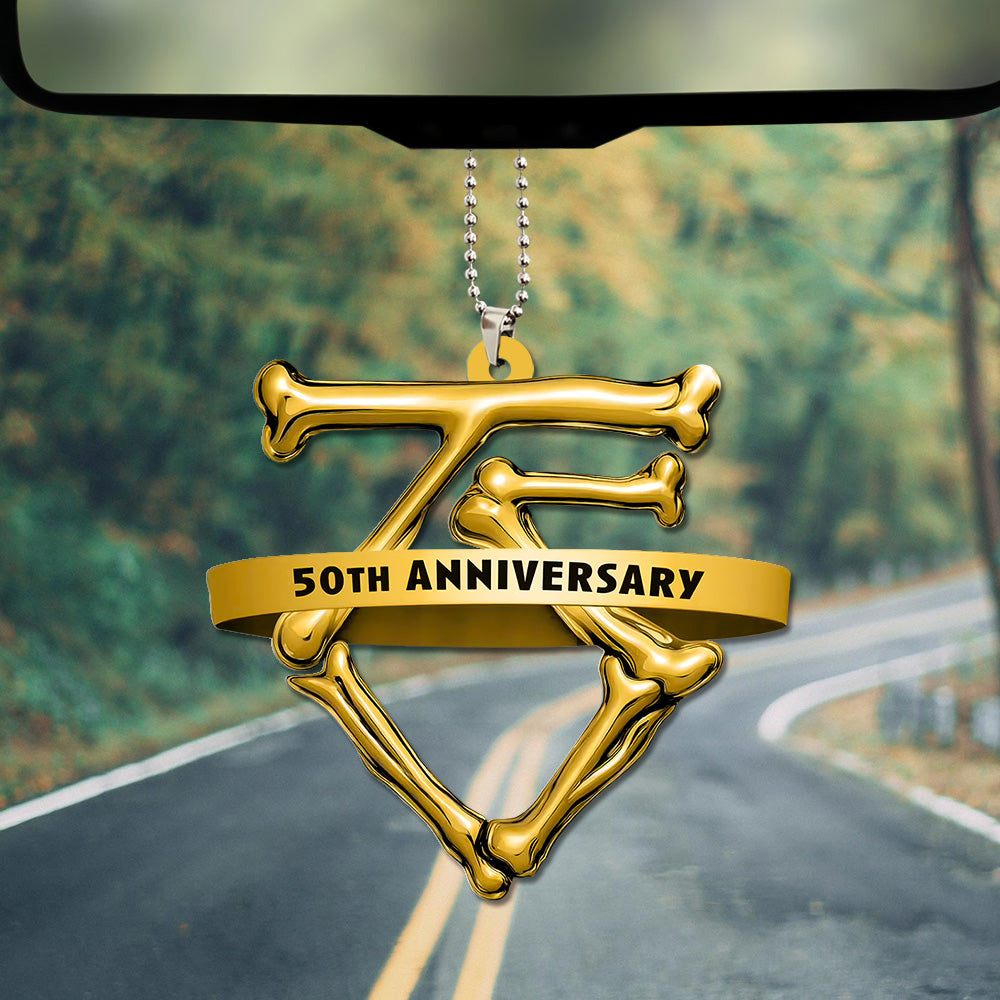Twisted Sister 50th Anniversary Custom shape 2-sided Acrylic Car Ornament – GNE4920