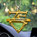 Twisted Sister 50th Anniversary Custom shape 2-sided Acrylic Car Ornament – GNE4920