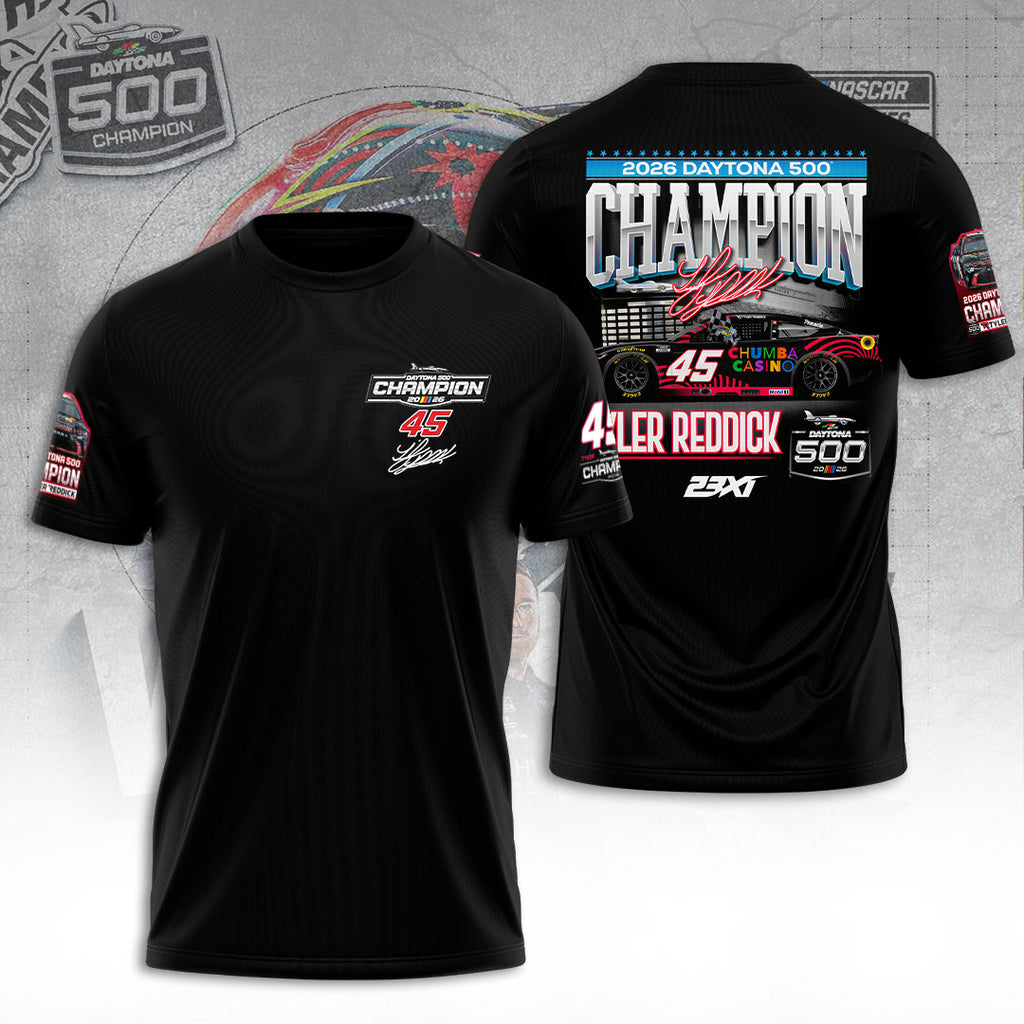 Tyler Reddick 2026 Daytona 500 Champion 3D Apparel – TANTN21130