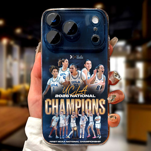UCLA Bruins 2026 NCAA Women's Basketball National Champions Phone Case – TMTHU4876