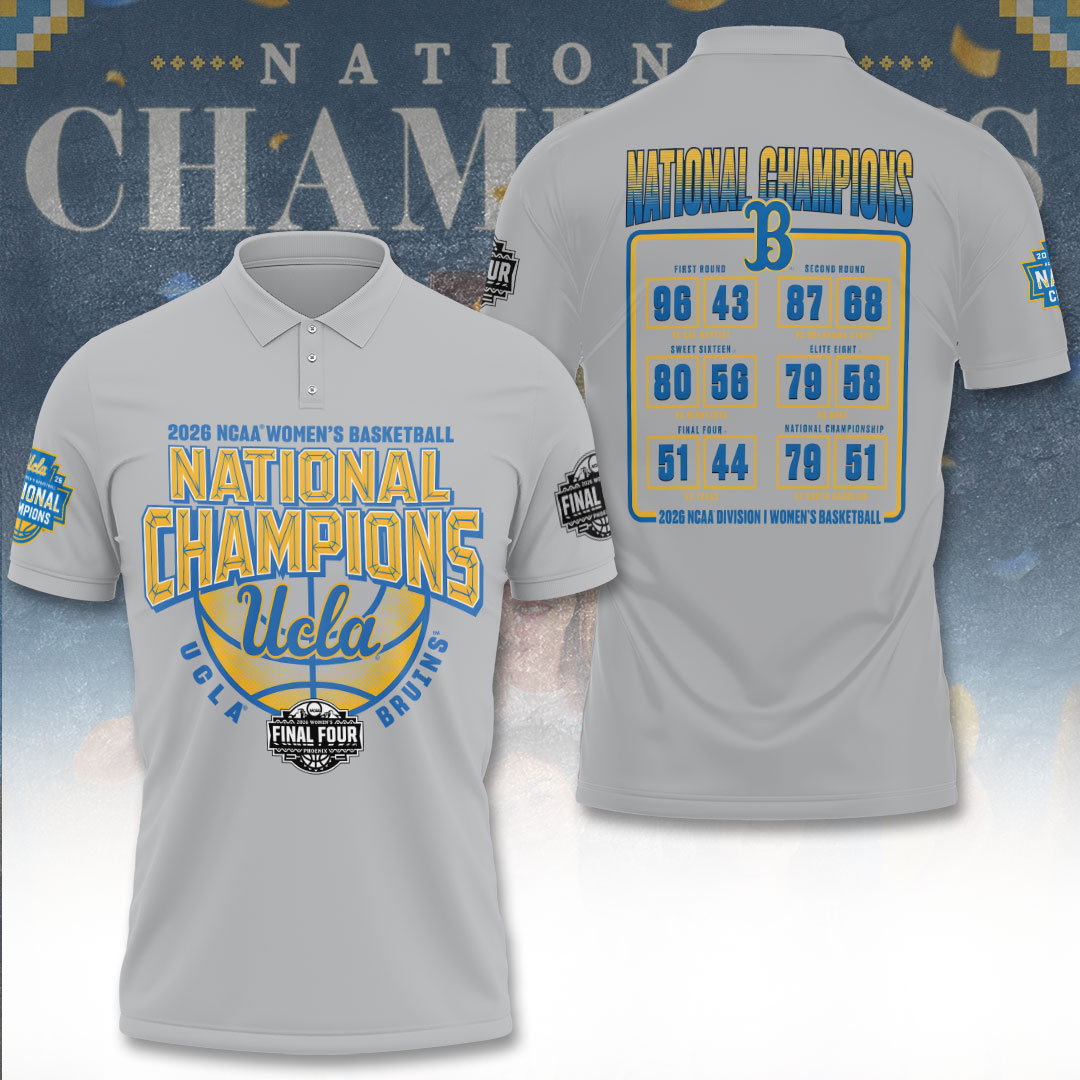 UCLA Bruins 2026 Women's Basketball National Champions 3D Apparel – TANTN22095