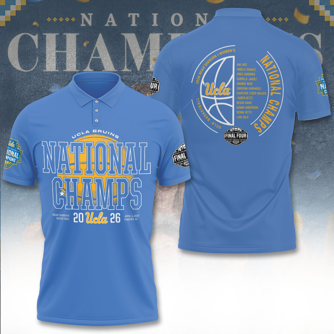 UCLA Bruins 2026 Women's Basketball National Champions 3D Apparel – TANTN22098
