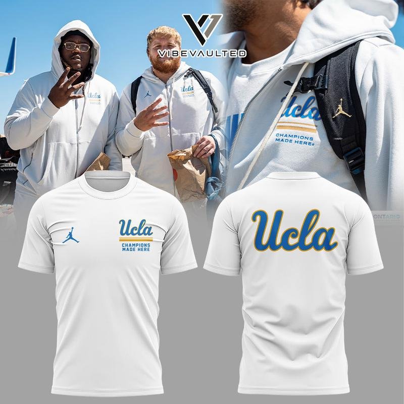 UCLA Football Airplane Mode Champions Made Here Shirt