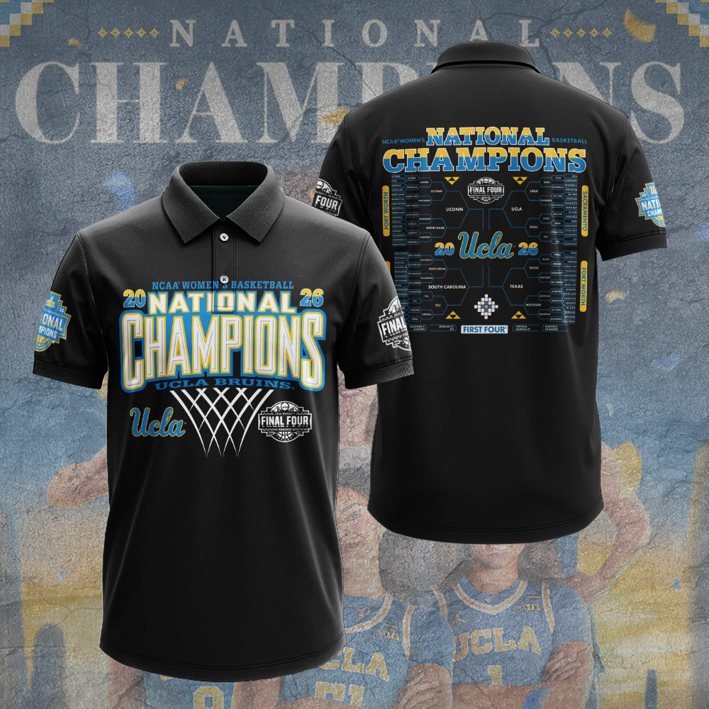 UCLA Bruins 2026 Women's Basketball National Champions 3D Apparel – TANTN22089