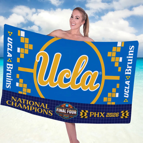 UCLA Bruins 2026 Women's Basketball National Champions Rectangle Beach Towel – TANTN22083