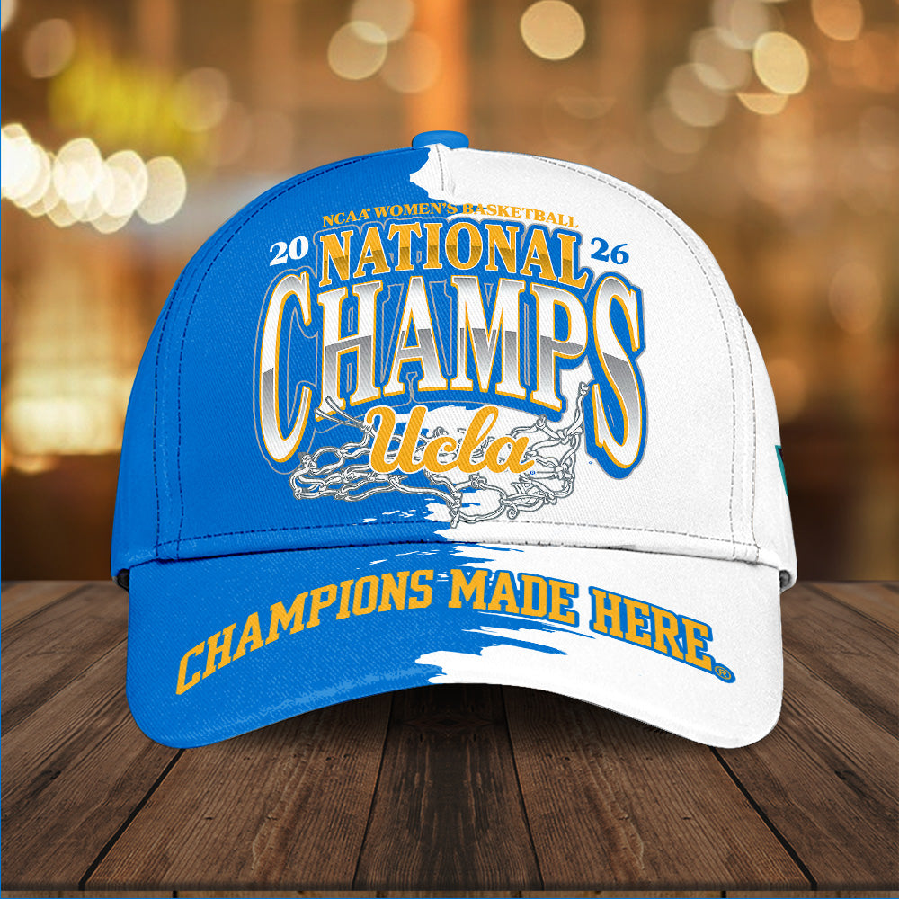UCLA Bruins 2026 Women's Basketball National Champions Classic Cap – TANTN22101
