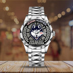 UConn Huskies Women's Basketball 2026 Big East Champions Alloy Luxury Quartz Watch – GNE5398