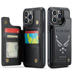 Personalized US Air Force Leather Wallet Phone Case – MAITM12909