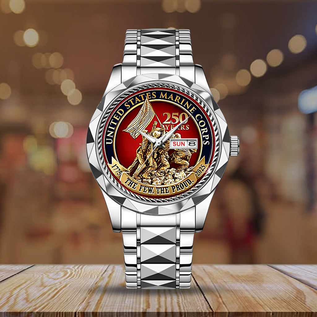US Marine Corps 250 Years Alloy Luxury Quartz Watch – HOATT12568