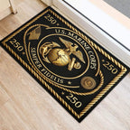 US Marine Corps 250th Anniversary Custom Doormat – MAITM12686