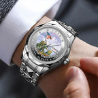 US Marine Corps Alloy Luxury Quartz Watch – MAITM 12186