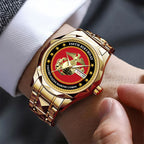 US Marine Corps Alloy Luxury Quartz Watch – MAITM 12188