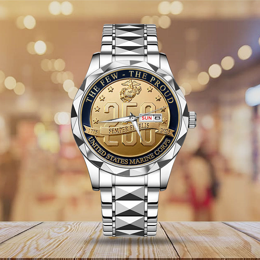 US Marine Corps Alloy Luxury Quartz Watch – MAITM 12146