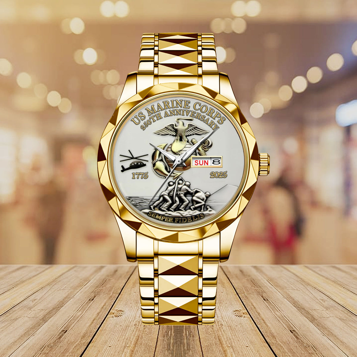US Marine Corps Alloy Luxury Quartz Watch – MAITM 12179