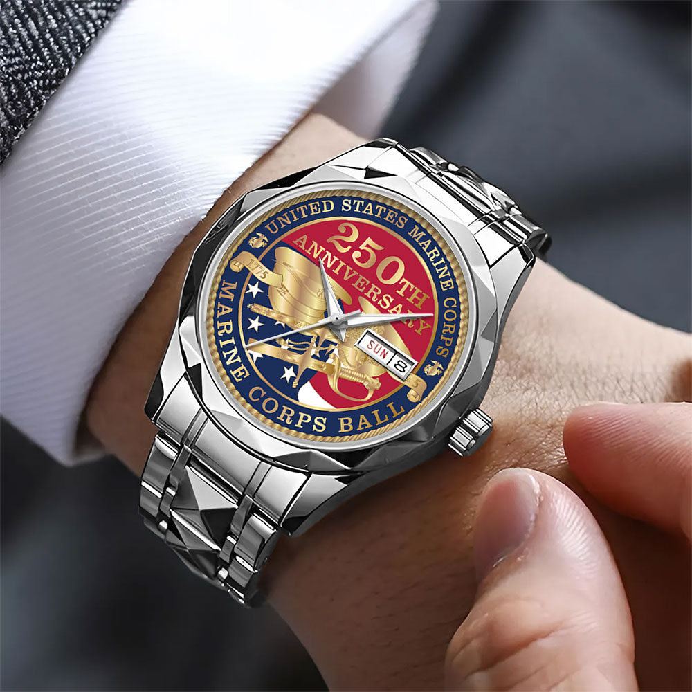 US Marine Corps Alloy Luxury Quartz Watch – MAITM 12344