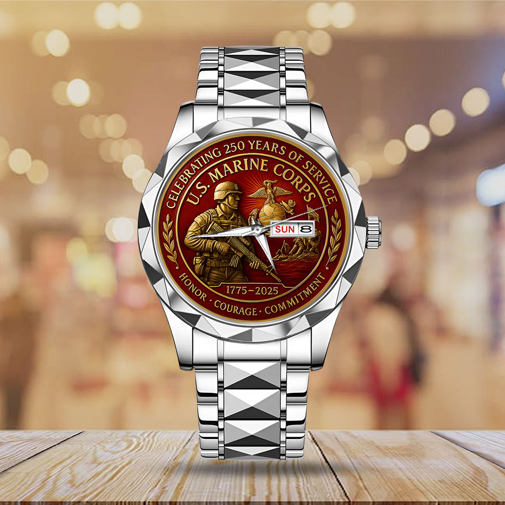 US Marine Corps Alloy Luxury Quartz Watch – MAITM 12531