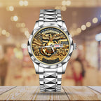 US Marine Corps Alloy Luxury Quartz Watch – MAITM 12288