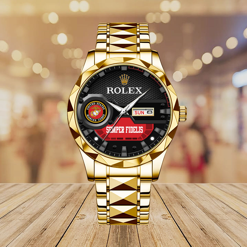 US Marine Corps x Rolex Alloy Luxury Quartz Watch – MAITM 12204