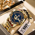 US Navy 250th Anniversary 2025 Alloy Luxury Quartz Watch – MAITM12723
