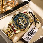 US Navy 250th Anniversary Alloy Luxury Quartz Watch – MAITM12724