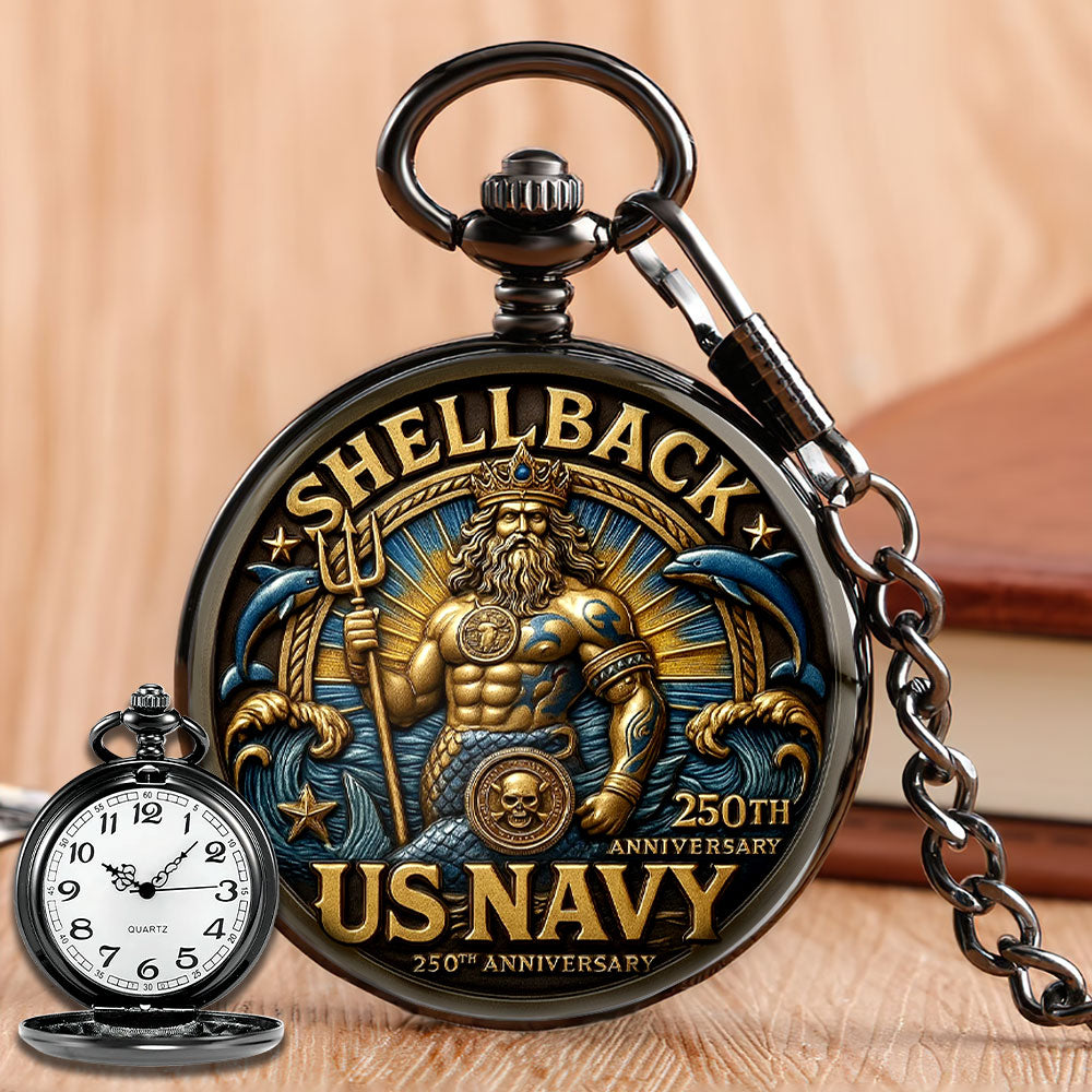 US Navy 250th Anniversary Pocket Watch – MAITM12630