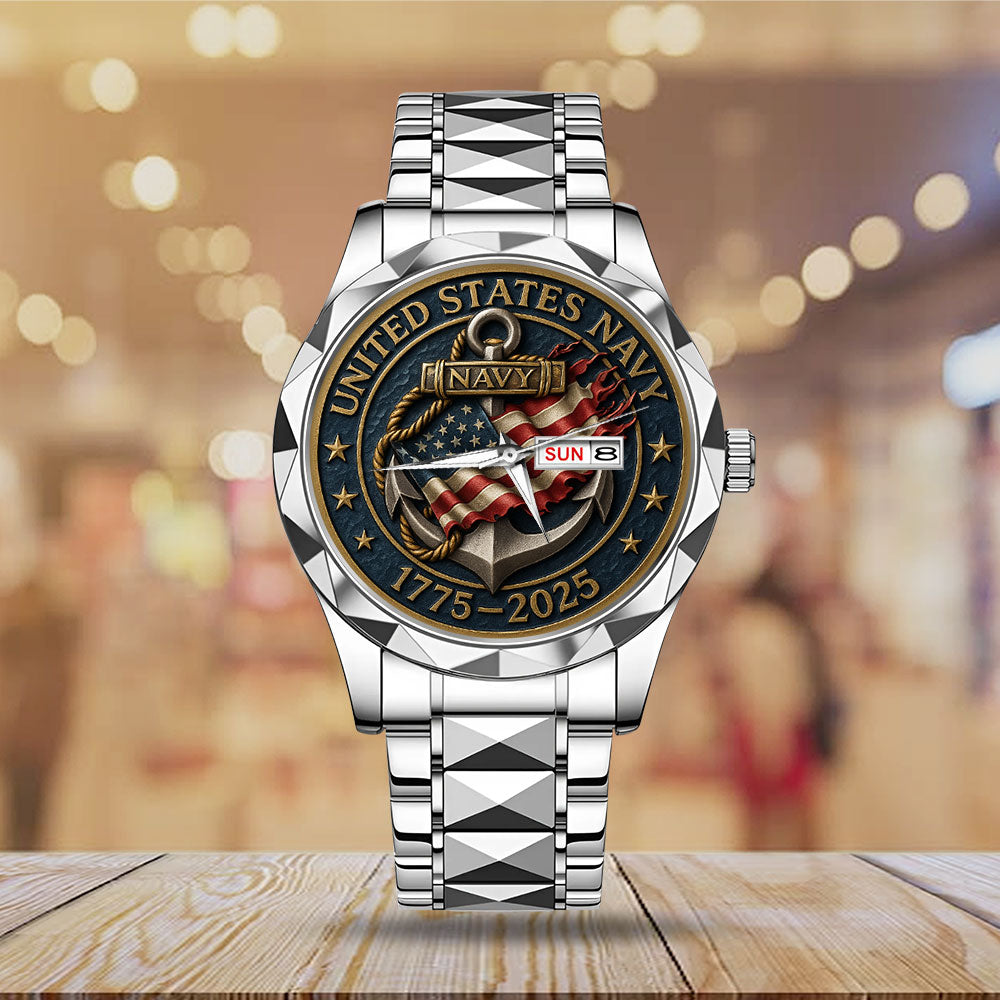 US Navy Alloy Luxury Quartz Watch – MAITM 12493